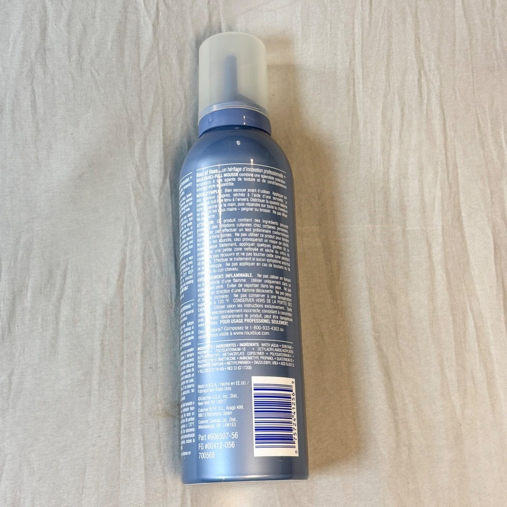 Roux Fanci-Full Color Styling Mousse 56 Bashful Blonde 6 oz Temporary Hair Color - Picture 3 of 4